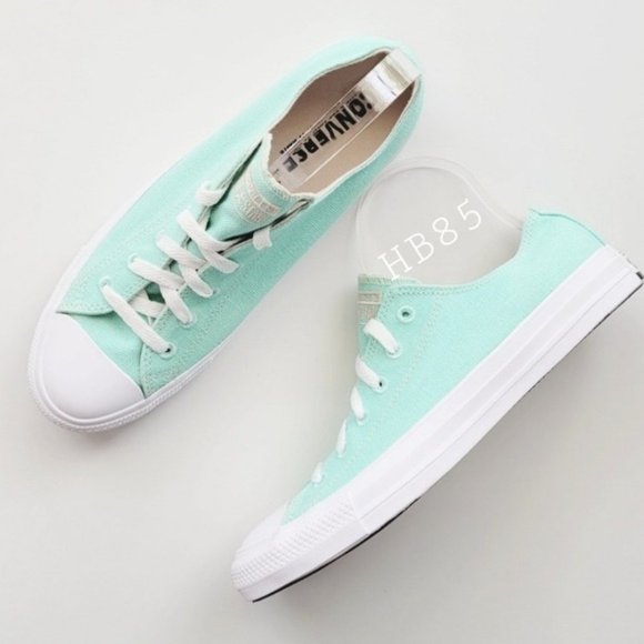 Converse CTAS OX Ocean Mint Natural White Women's 13 - Picture 2 of 6